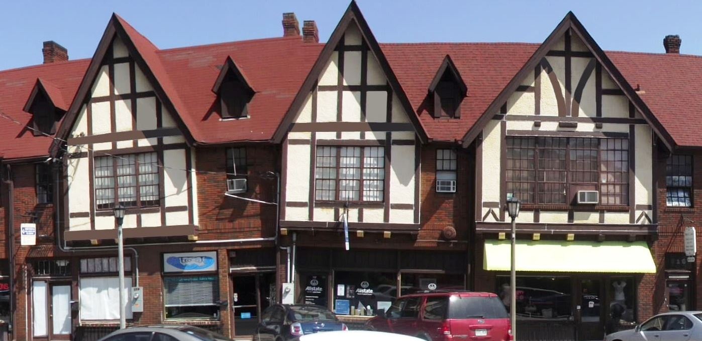 Tudor Buildings in Downtown Avondale Estates