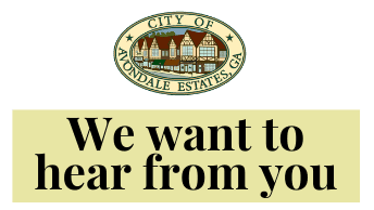 We want to hear from you