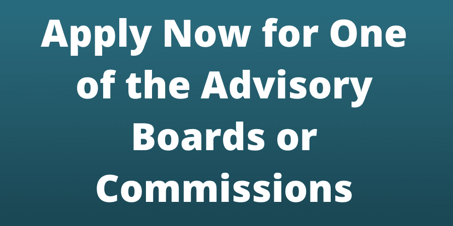 Boards and Commissions Application