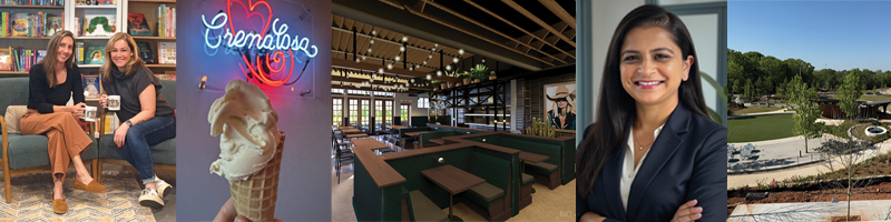 Book Bird owners Cremalosa gelatto Green Coyote restaurant Dr Birdi dentist view from Bar Top